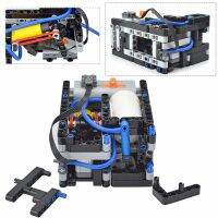 ใหม่อิฐการวิเคราะห์ Pneumatics อัตโนมัติคอมเพรสเซอร์บล็อกตัวต่อชุดของเล่นมอเตอร์นิวเมติก Airtank DIY Leduo