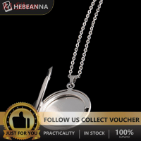 hebeanna สร้อยคอสแตนเลสภาพถ่ายล๊อต3สีเปิดรอบจี้สร้อยคอ
