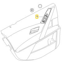 ขายส่ง! 61316951904 61316951909สำหรับ BMW E60 E61 5 Series กระจกไฟฟ้าสวิทช์ Regulator ยกปุ่ม61316951914 61316951919Hotsales