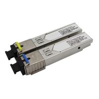 1.25Gb/S ตัวรับส่งสัญญาณ SFP เส้นใยเดี่ยวโหมดเดียว20Km 1310nm SC DDM จุดเชื่อมต่อส่วนประกอบเน็ตเวิค