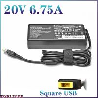 อะแดปเตอร์แล็ปท็อป135W 20V 6.75A USB เครื่องชาร์จโน้ตบุ๊คสำหรับ T440p Y50-70 R720 Y700 T540p P51 P52 S5แหล่ง ADL135NLC3A