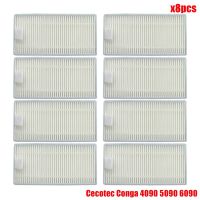 สำหรับ Cecotec Conga 4090 4490 4690 5090 5490 6090แปรงลูกกลิ้งอ่อนเครื่องดูดฝุ่นหุ่นยนต์ตัวกรอง Hepa ไม้ถูพื้นผ้าอุปกรณ์เสริมเครื่องดูดฝุ่น