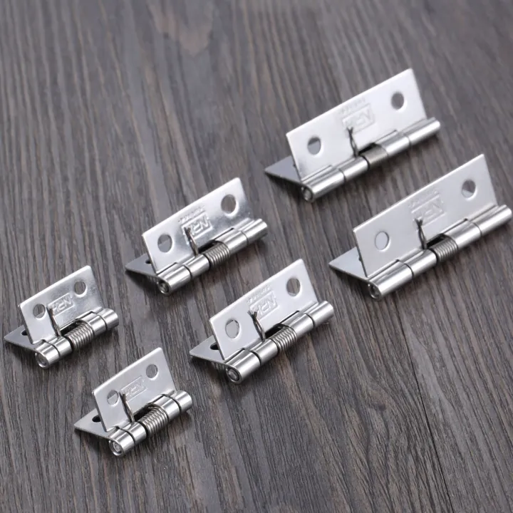 2pcs-spring-hinges-self-closing-thickened-stainless-steel-4-holes-automatic-cabinet-door-jewelry-wooden-box-25-38-50mm-hardware