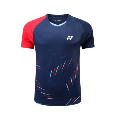 New Badminton Jersey 6268 Sports Jersey Competition Training Short-sleeve Jersey  Breathable Quick Dry Jersey Only Shirts