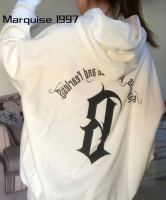 Marquise1997 เสื้อฮู้ด เสื้อแขนยาวอบอุ่น หลวมและสบาย ทันสมัย ทันสมัย สไตล์ น่ารัก WWY23A0PRG 43Z231024