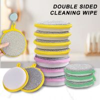 【hot】▤☄  3/5/10Pcs Side Dishwashing Sponge Reusable Tableware Cleaning Pan Pot Dish Sponges Tools