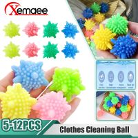 Laundry Ball silica gel Solid Cleaning Ball Reusable for Home Washing Machine Clothes Anti-knot Softener to Remove Dirt PVC Ball