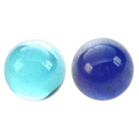 20 Pcs Marbles 16mm Glass Marbles Knicker Glass Balls Decoration Color Nuggets Toy Dark Blue + Light Blue Set