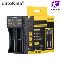 เครื่องชาร์จ 18650 LiitoKala Lii-202 แบบ 2 ช่อง เต็มตัดอัตโนมัติ รองรับ AA / 18650 / Ni-Cd / NiMH / Li-ion / Lifepo4