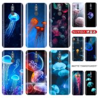 ☞◑✟ jellyfish Soft silicone Case For Huawei Mate 30 20 10 Lite Pro Cover Y7 Y9 2019 2018 2017 Nova 5T 4 3