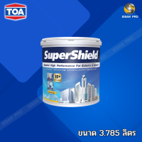 TOA super shield smooth type ทีโอเอ ซุปเปอร์ชิลด์ สีน้ำอะคริลิก ชนิดเนียน สีขาว เบส A ขนาด 3.785 ลิตร