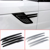 4pcs Glossy Black ABS Side Door Fender Air Vent Outlet Trim Fit For Land Rover Range Rover Sport 2014 2015 2016 2017 Accessories