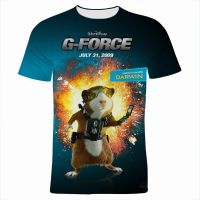 2023 newfashion G-Force T เสื้อผู้ชายผู้หญิงการ์ตูนอะนิเมะ Tee แขนสั้น3D พิมพ์ tops