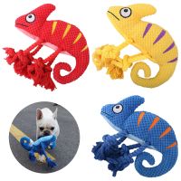 〖Love pets〗 Chameleon Plush Dog Toys Squeak Pet Chew Toy For Small Medium Large Dog Toothbrush Bite Resistant Interactive Toys For Dog