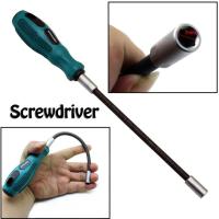 1Pc Socket Screwdriver Flexible Hex Flex Manual Socket Screw Driver Hand Tools Multifunctional Non-slip Socket Screwdriver #25