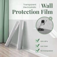 【cw】 Transparent Hood Anti-oil Wall Stickers Heat-resistant Tiles Glass Protection Film Poster Mural