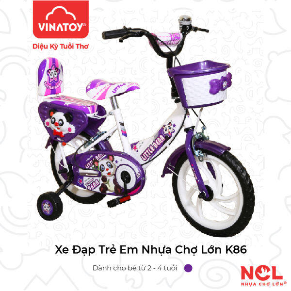 Xe đạp trẻ em Nhựa Chợ Lớn K86 Dành Cho Bé Từ 2 – 4 Tuổi