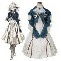 Anime Violet Evergarden Cosplay Costumes Dress Vestido Halloween Costumes For Women Suit Wig Party A Uniform Lolita Clothes