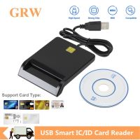 ✱ Grwibeou USB Smart Card Reader For Bank Card IC/ID EMV card Reader High Quality for Windows 7 8 10 Linux OS USB CCID ISO 7816