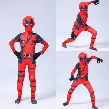 Kids Adult Deadpool Marvel Wade Winston Wilson Cosplay Costume