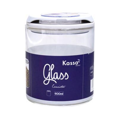buy-now-โหลแก้วทรงกลมฝาล็อค-kassa-home-รุ่น-gw448-b-ขนาด-900-มล-สีใส-แท้100