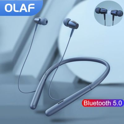 ZZOOI Olaf TWS Magnetic Wireless Headphones Neckband Bluetooth 5.0 Earphones Sports Running Wireless headset Earbud with MiC For Phone