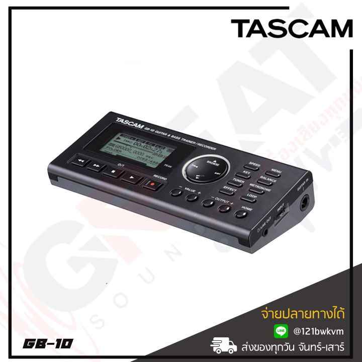 tascam-gb-10-เครื่องเล่นและบันทึกเสียง-กีต้าร์และเบส-สินค้าใหม่แกะกล่อง-รับประกันศูนย์ไทย