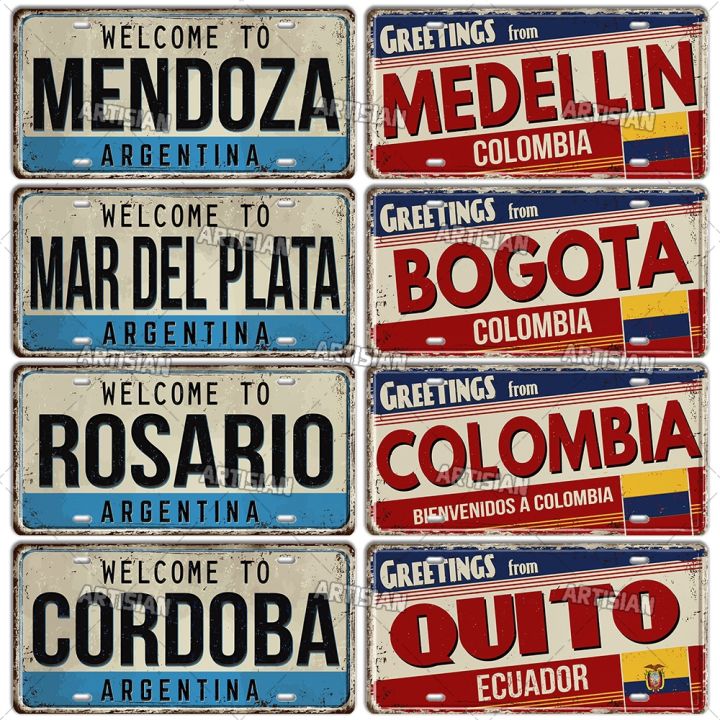 yf-artisian-argentina-ecuador-chile-colombia-license-plate-landmark-metal-sign-state-car-wall