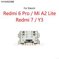 10ชิ้น/ล็อตสำหรับ Redmi 7 Y3 / Redmi 6 Pro /Mi A2 Lite ไมโคร USB ช่องเสียบชาร์จแท่นชาร์จช่องเสียบพอร์ตปลั๊กหัวเสียบ