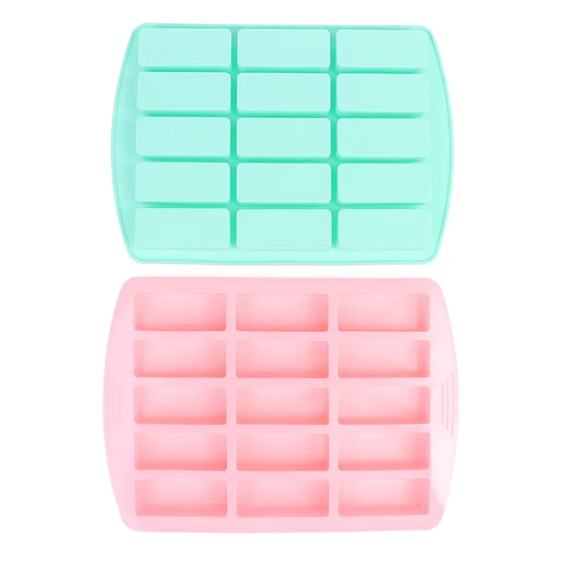 15Cavity Square Cake Baking Silicone Mold Jelly Chocolate Truffles