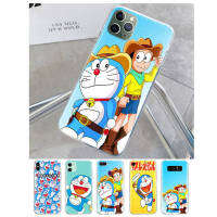 T-237 Cute Doraemon โปร่งใส อ่อนนุ่ม ซิลิโคน TPU เคสโทรศัพท์ หรับ VIVO V25E Y12 Y02S Y33S Y11S Y31 Y21S Y12S Y15 Y51A V25 Y35 X80 Y02 Y11 Y51 Y17 Y21 Y22S Y01 Y16 Pro