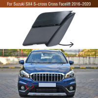 2ชิ้นสำหรับ Suzuki SX4 S-Cross Facelift 2016-2020กันชนหน้าฝาที่ครอบตะขอลากรถลากจูงไม่ทาสีฝาปิด