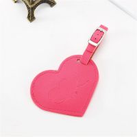 Heart Leather Suitcase Luggage Tag Label Bag Pendant Handbag Travel Accessories Name ID Address Tags LT14A