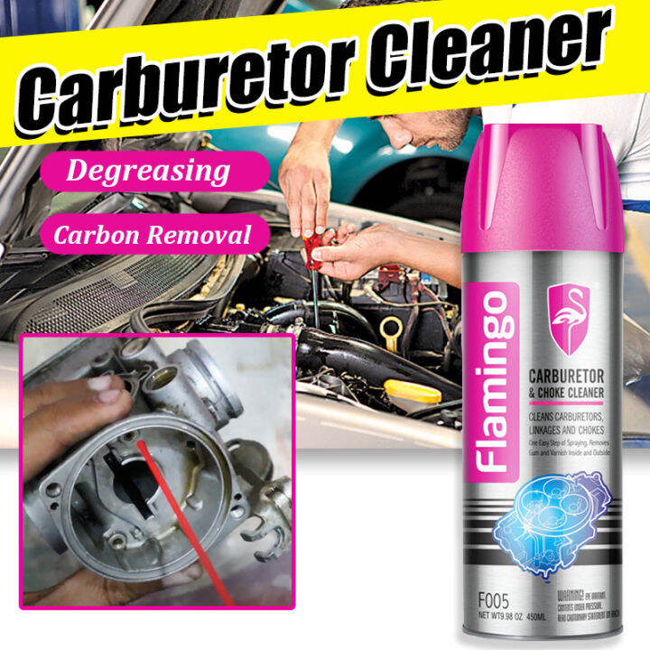 Flamingo Throttle Body Cleaner Spray for Motorcycle and Car 450ml Carb Cleaner Spray Carburetor