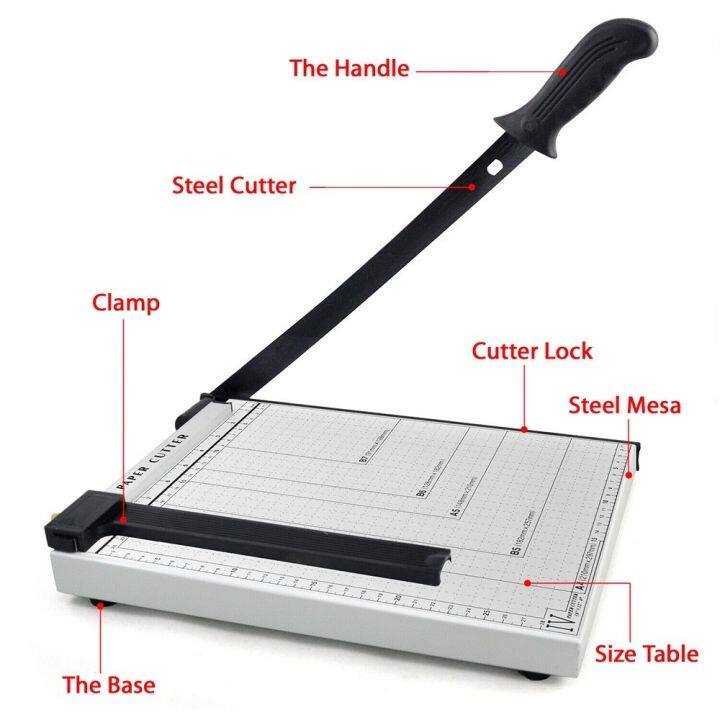 ที่ตัดกระดาษ-เครื่องตัดกระดาษ-a4-paper-cutter-ใบมีดคม-อย่างดี-ทำจากเหล็กอย่างดี-เครื่องตัดกระดาษเอกสาร