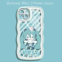 Kawaii Anime Hatsune Miku IPhone Cases Cartoon 14 13 12 Silicone All Inclusive Protection Soft Gifts