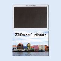 ▫▼❉ willemstad curacao Netherlands Antilles 22624 Landscape Magnetic refrigerator gifts for friends Travel souvenirs