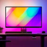 PC Screen Backlight Kit USB Smart Monitor 5V WS2812B LED Light Immersion Dream Ambient Lighting for Windows Music Sync Game Room