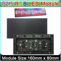 P2.5 Indoor Full Color LED Display ModuleHUB75160mmx80mm64x32 PixelsSMD RGB P2.5 LED Panel MatrixCompatible With PIN2DMD