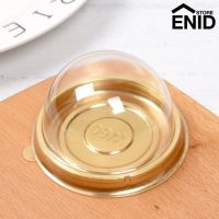 ✟ Enid 50Pcs Cupcake Container Disposable Food Grade Plastic Single Compartment Cupcake Carrier Holder Box for Wedding