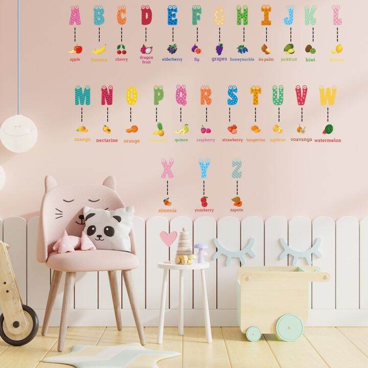 zsz1353z-creative-cartoon-fruit-english-alphabet-wall-post-kindergarten-children-room-bedroom-preschool-education-decorative-stickers