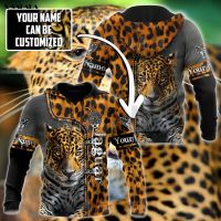 Jaguar animal 3D printed zipper Hoodie men Pullover Sweatshirt hooded Jersey