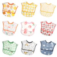 【DT】hot！ Baby Bibs EVA Cartoon Fruits Printing Infants Boys Feeding Burp Cloths Apron