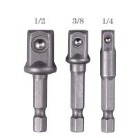 3PCS Hex Shank Wrench Drive Power Drill Socket Drill Adapter Socket Extension Drill Bit Adaptor 1/4 quot; 3/8 quot; 1/2 quot; Screwdriver Tools