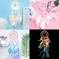 ตาข่ายดักฝัน DREAM CATCHER เครื่องรางดักฝัน รุ่น RAINBOW (มีทั้งแบบธรรมดาและมีไฟ LED)