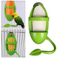 FG Birds Food Holder Pet Parrot Feeding Clip Cuttlefish Bone Feeder Device Plastic Durable Bird Cage Feeding Supplies