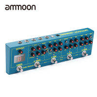 Ammoon น้ำตาลก้อนรวมเหยียบ 5 Analog Effects (Boost/Overdive/การบิดเบือน/CHORUS/Phaser) + 2Digital Effects (Delay/REVERB) + 72IRCabinets จำลอง + 9 ห่วง