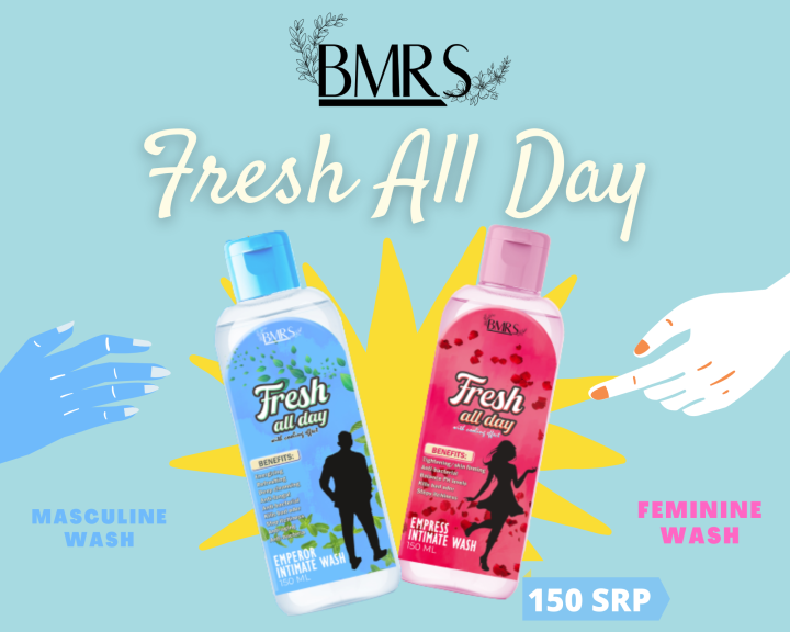 BMRS Fresh All Day Personal Care 50 pcs Emperor and Empress Intimate ...