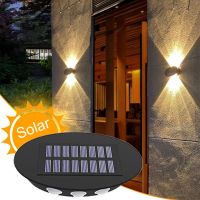 Solar LED Outdoor Light Smart Waterproof Garden Decor Lamps For Balcony Courtyard Street Wall Light Sunlight Lamp