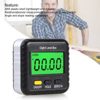 360 Degree Digital Protractor Magnetic Inclinometer Level Box Gauge Angle Meter Finder Base Electronic Measuring Tools